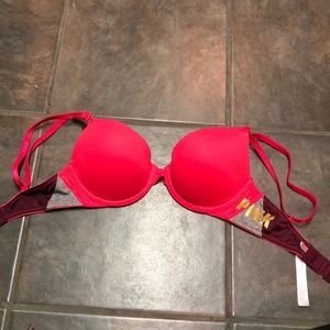Pink bra